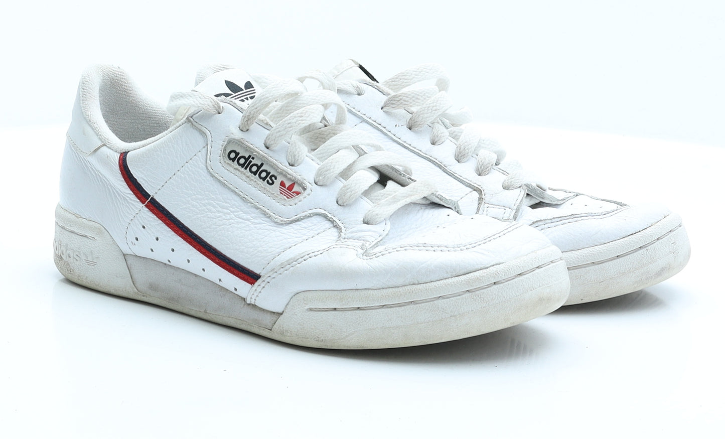 adidas Mens White  Polyester Trainer Casual 7  US 7.5