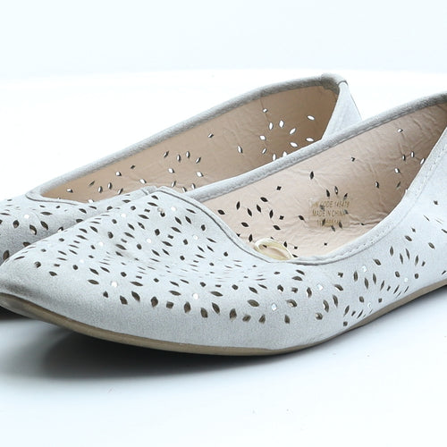 Primark Womens Grey   Ballet Flat 7 40
