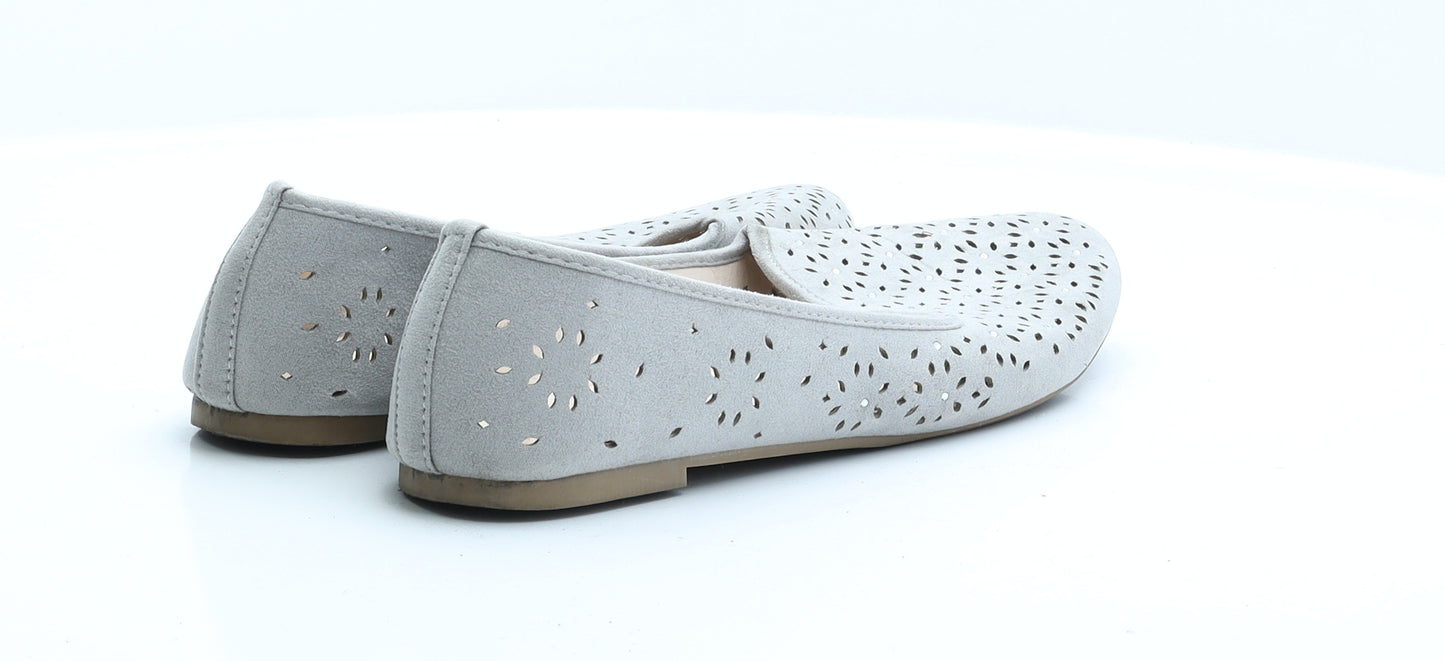 Primark Womens Grey   Ballet Flat 7 40