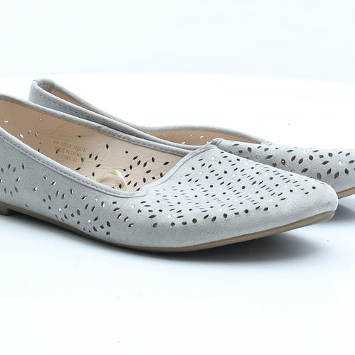 Primark Womens Grey   Ballet Flat 7 40