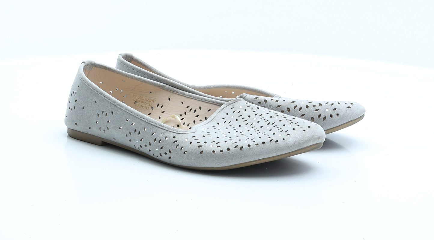 Primark Womens Grey   Ballet Flat 7 40
