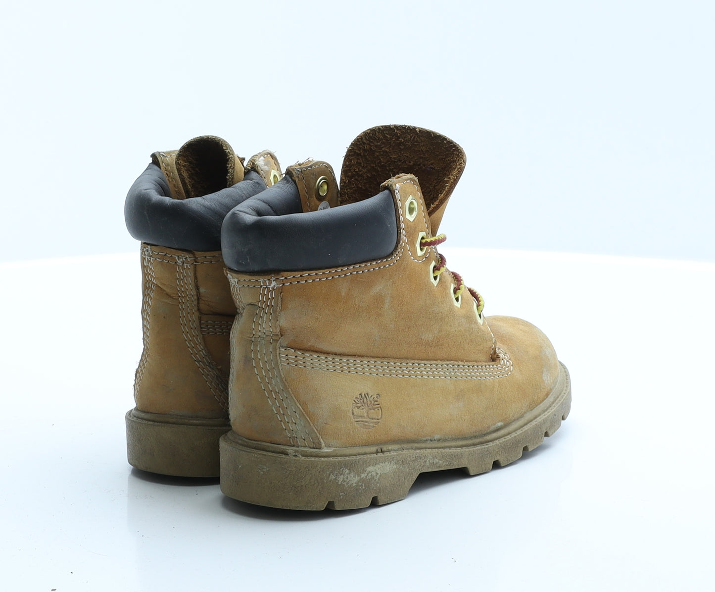 Timberland Boys Brown  Polyester Snow Boot Boot 9.5 EUR 27 US 10