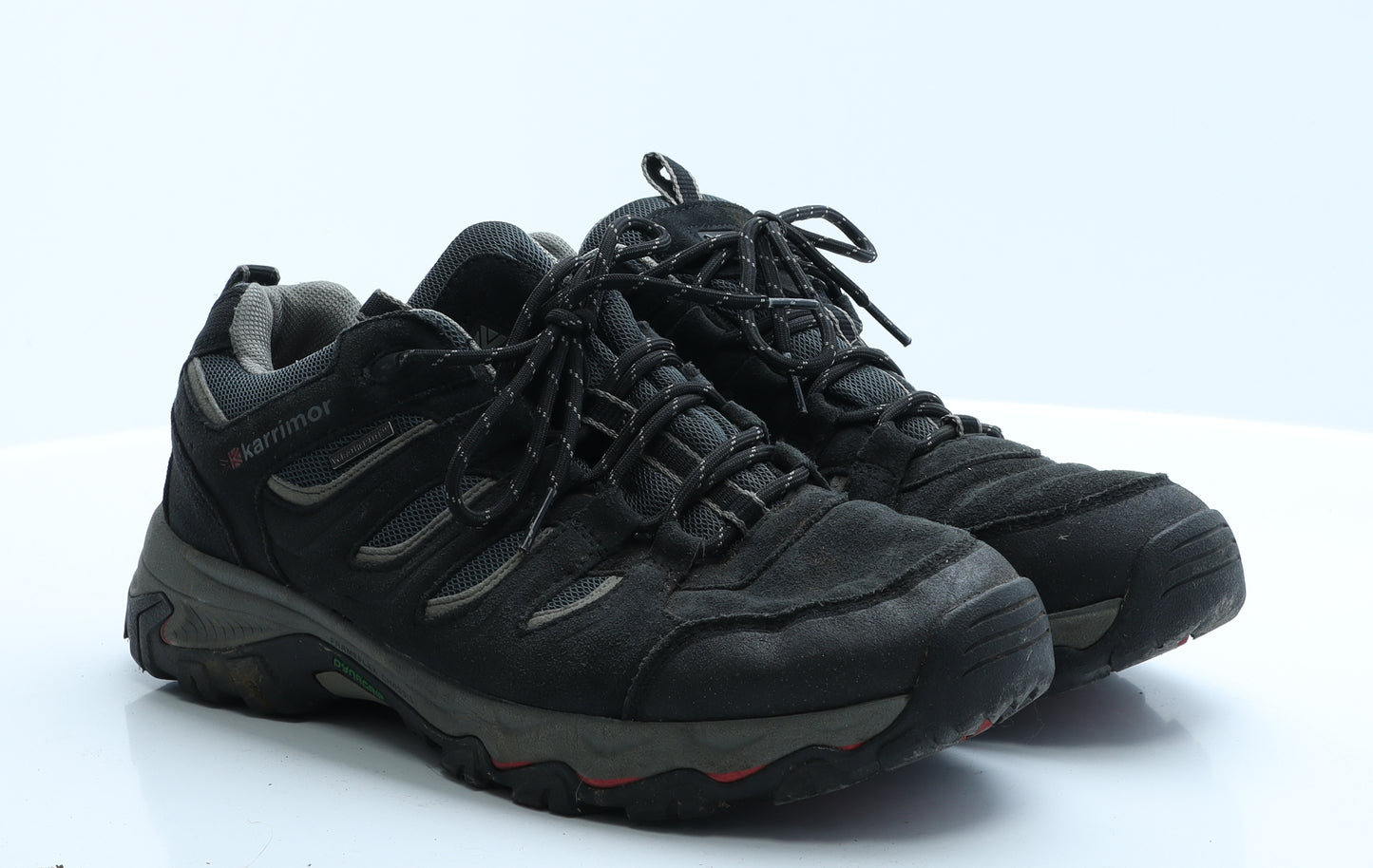 Karrimor Mens Black Geometric Polyester Snow Boot Boot 11 EUR 46 US 12 - Walking Shoes