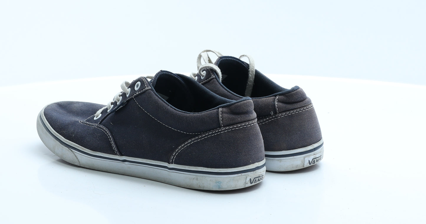 VANS Mens Blue  Fabric Trainer Casual 7 EUR 40.5