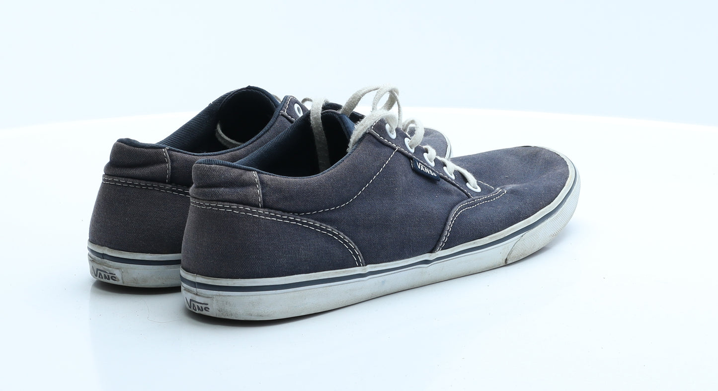 VANS Mens Blue  Fabric Trainer Casual 7 EUR 40.5