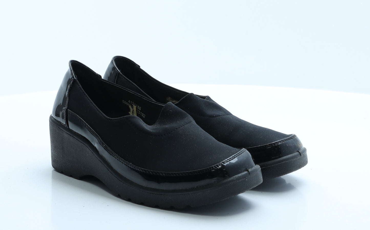 ComfortBliss Womens Black  Polyester Loafer Casual 7 40