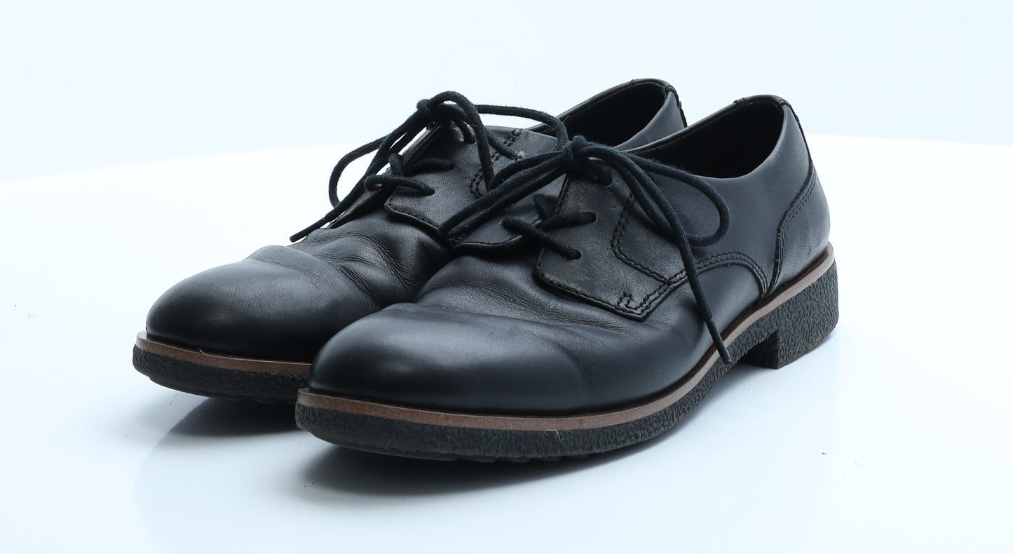 Clarks Womens Black  Polyester Oxford Casual 5 38