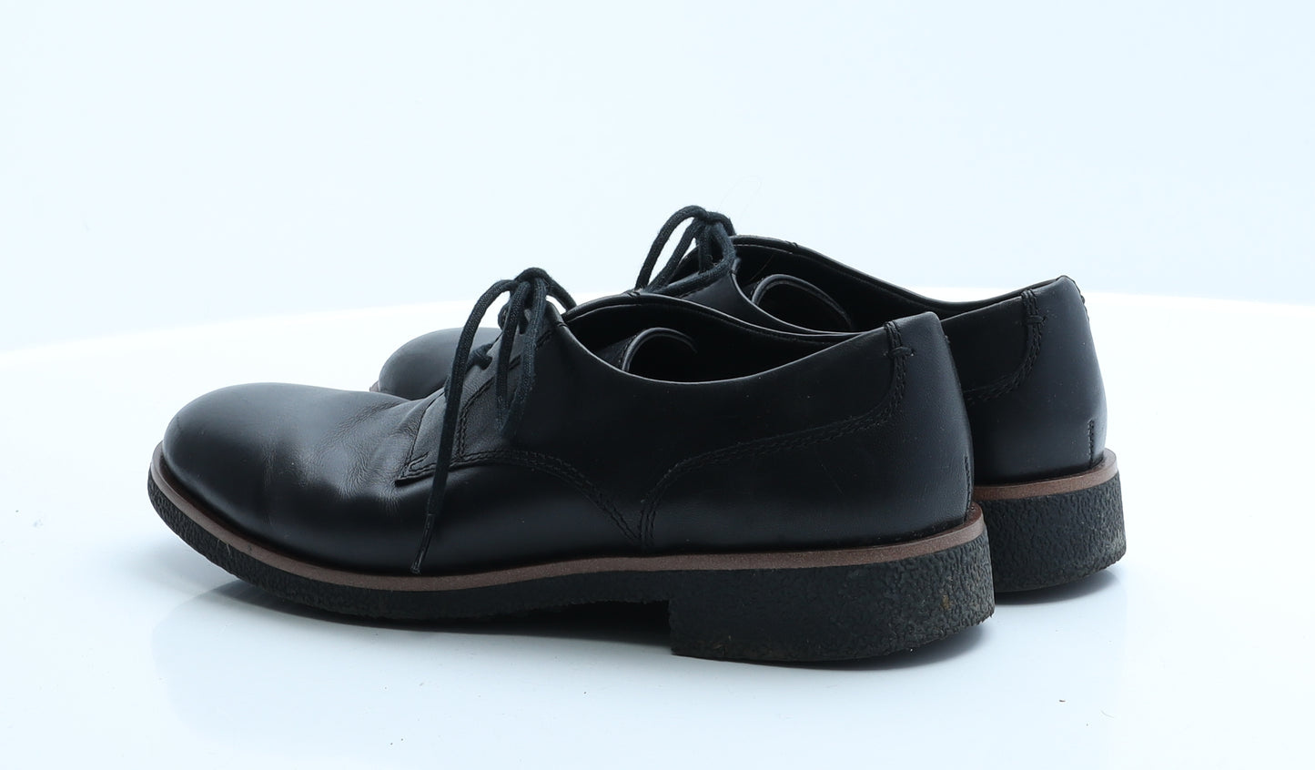 Clarks Womens Black  Polyester Oxford Casual 5 38