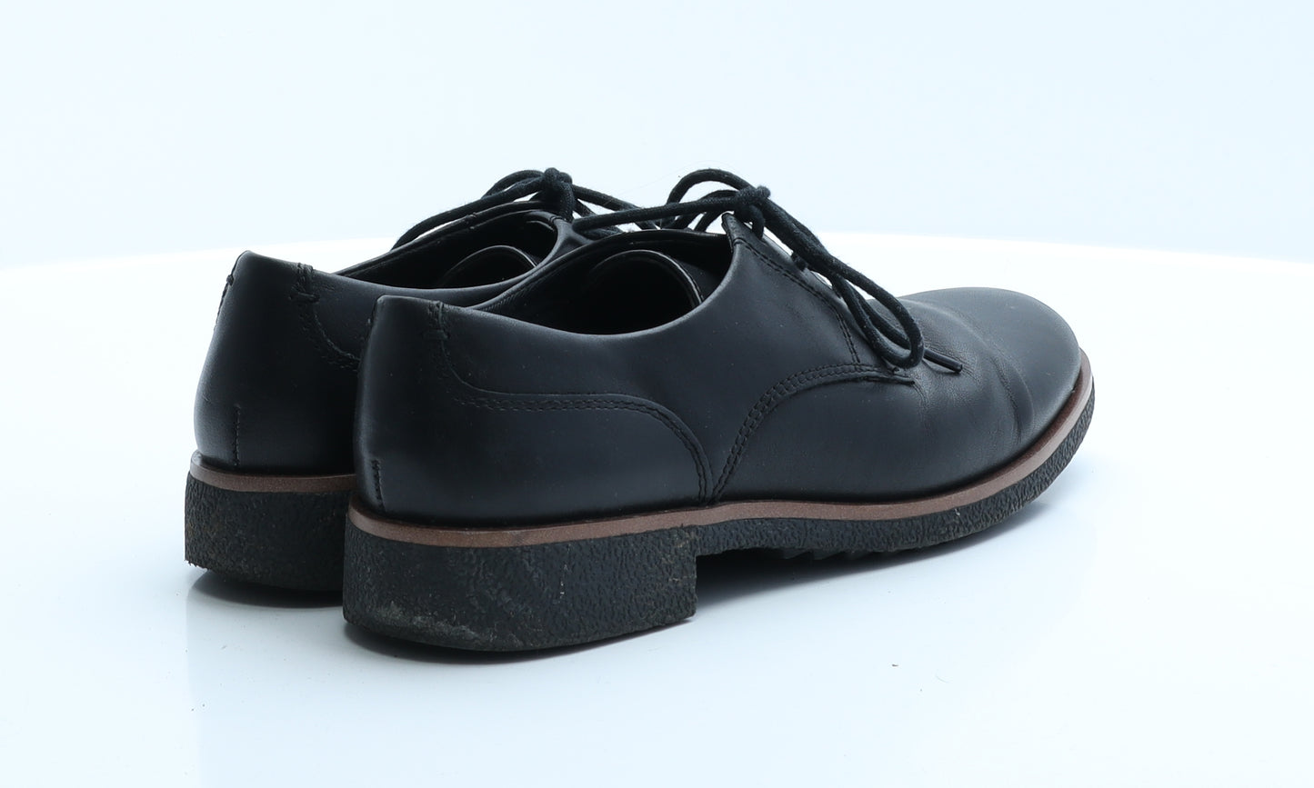 Clarks Womens Black  Polyester Oxford Casual 5 38