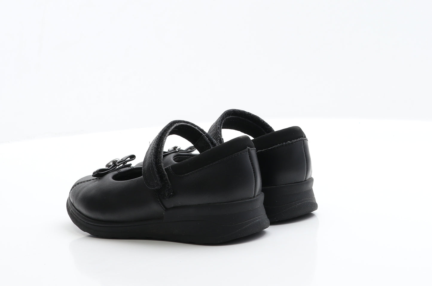 Clarks Girls Black  Polyester Flat Casual 11.5 EUR 29