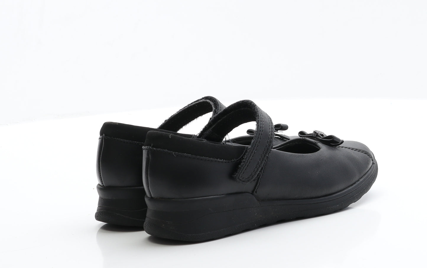 Clarks Girls Black  Polyester Flat Casual 11.5 EUR 29