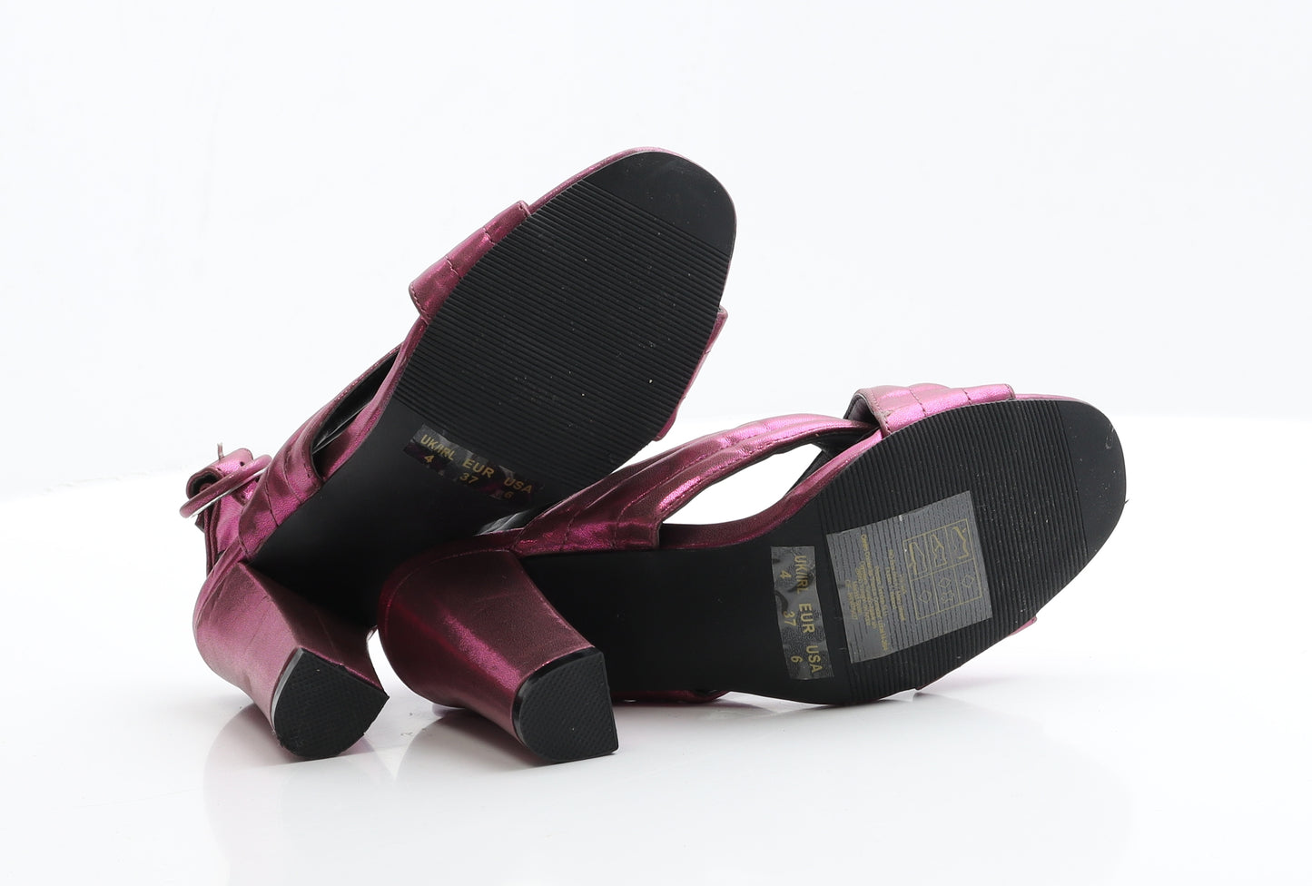 Atmosphere Womens Pink  Polyester Slingback Heel 4 EUR 37
