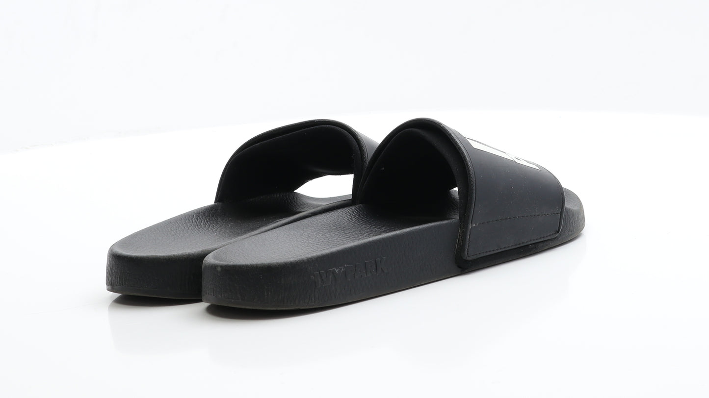 IVY PARK Womens Black  Polyester Slider Flat 7 40