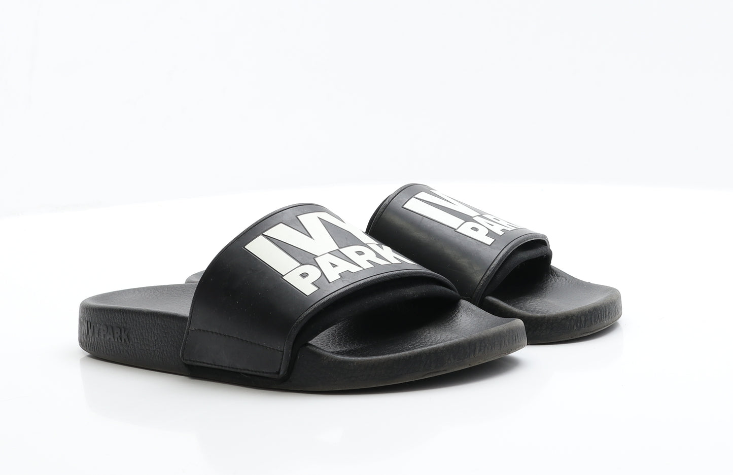 IVY PARK Womens Black  Polyester Slider Flat 7 40