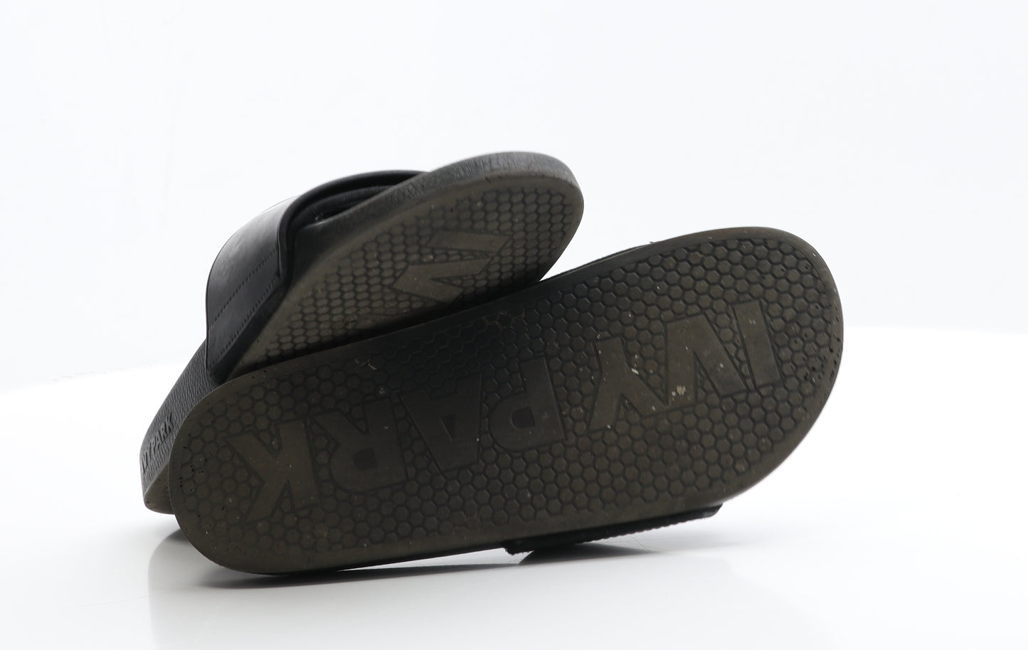 IVY PARK Womens Black  Polyester Slider Flat 7 40
