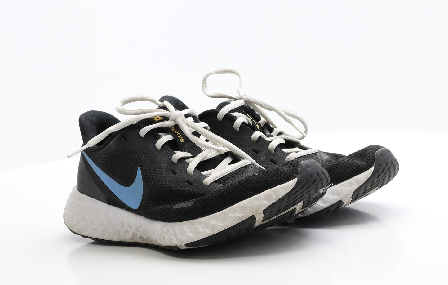 Nike Mens Black  Polyester Trainer Casual 9 EUR 44