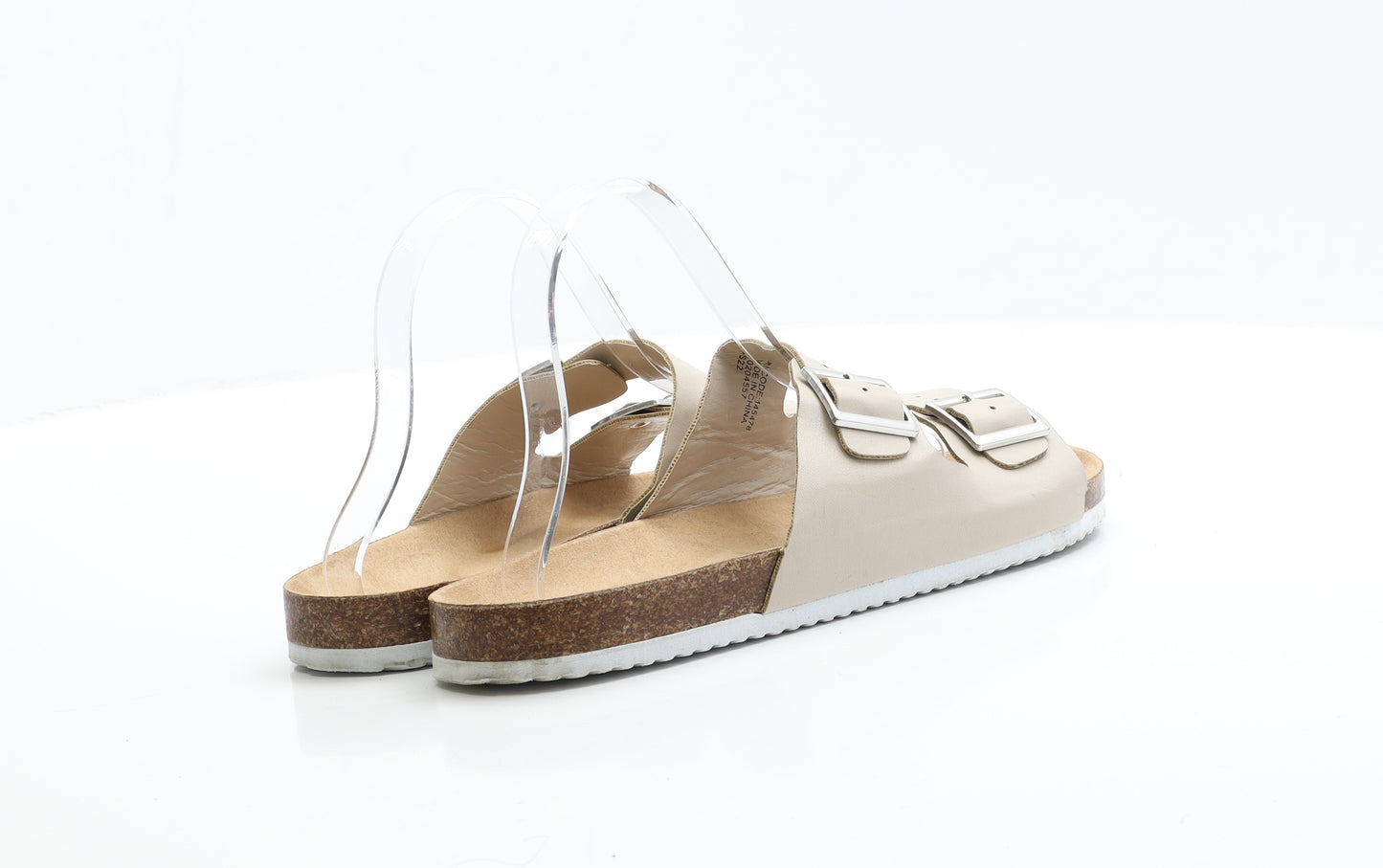 Primark Womens Beige  Polyester Slip On Flat 6 39