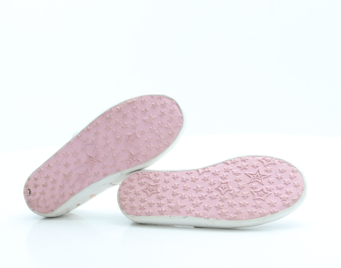 NEXT Girls Ivory Polka Dot Polyester Flat  11