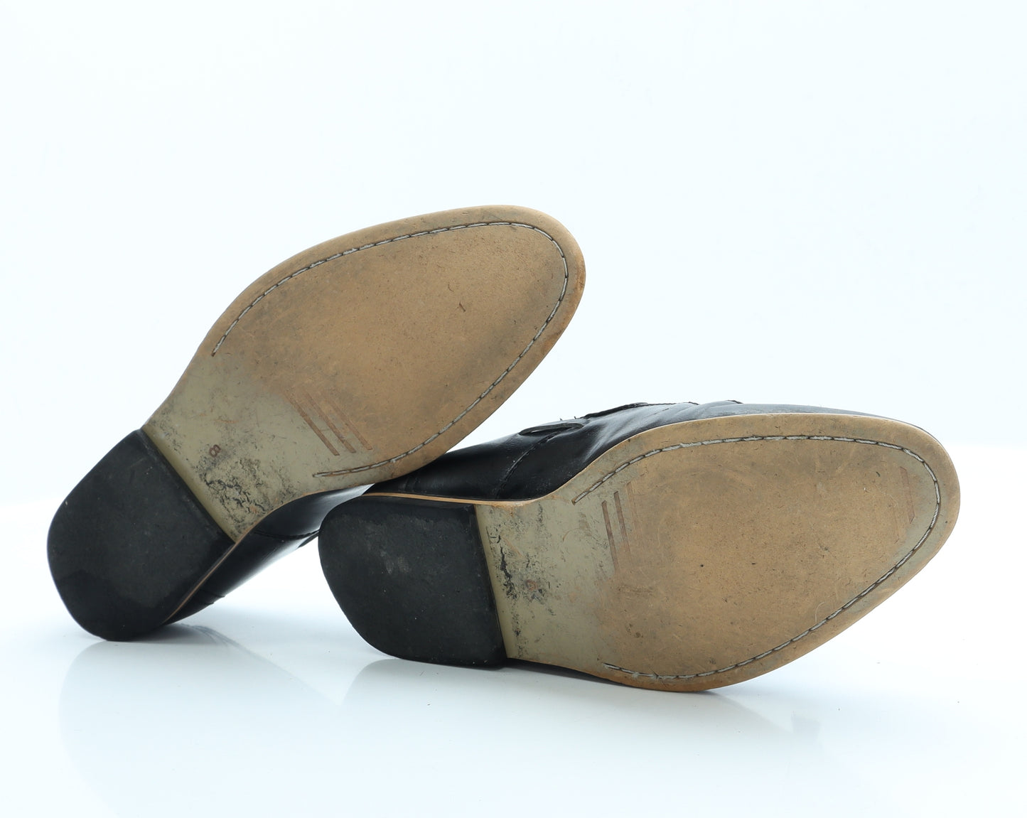 Boohoo MAN Mens Black  Polyester Loafer Casual 8