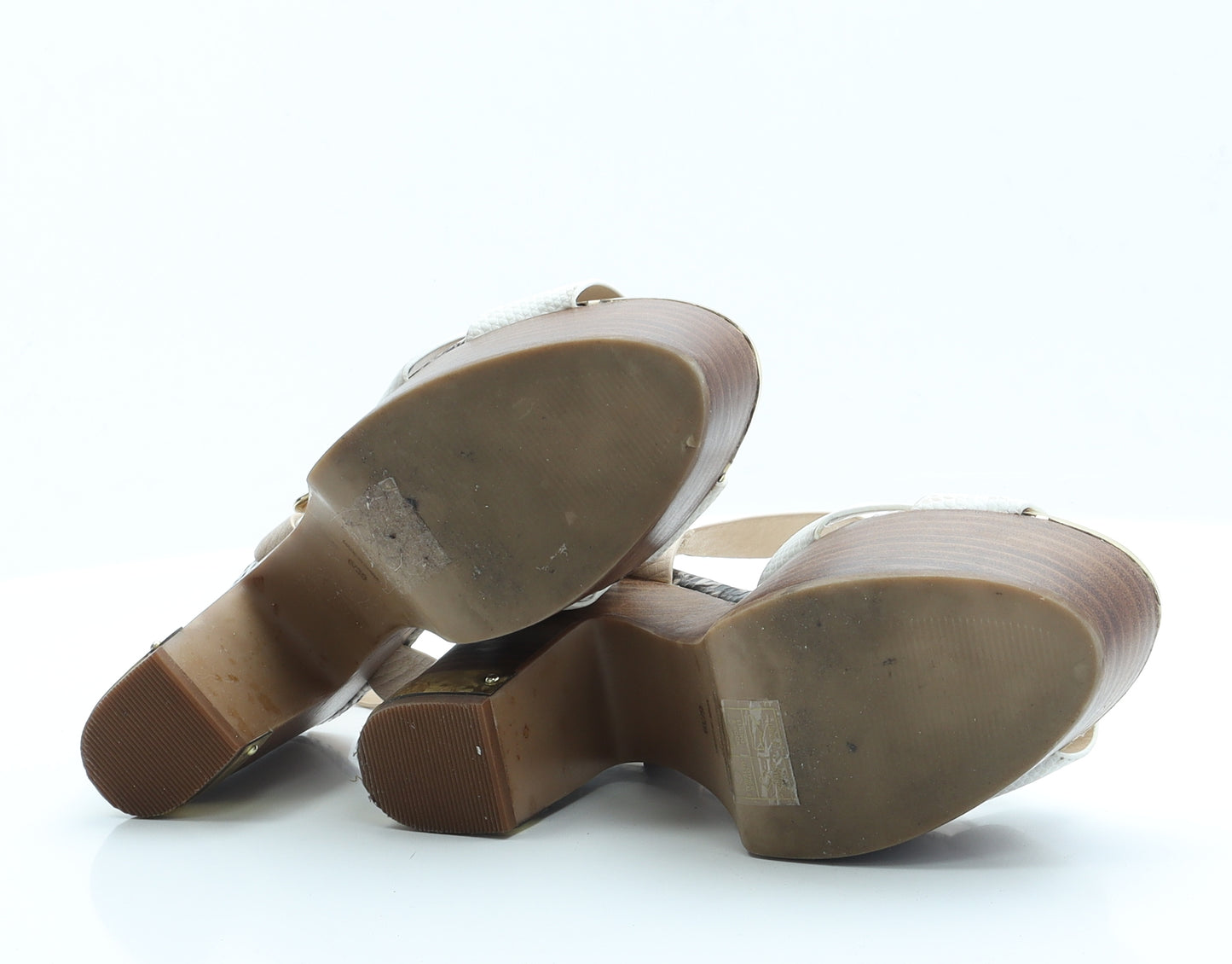 River Island Womens Brown  Polyester Platform Heel 6 EUR 39