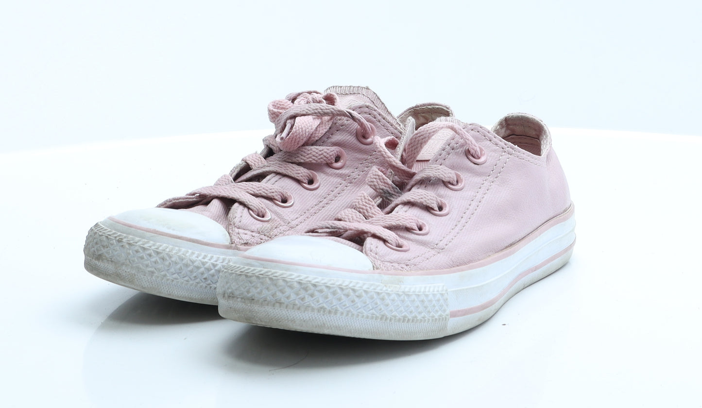 Converse Womens Pink  Polyester Trainer Casual 4 36.5 6