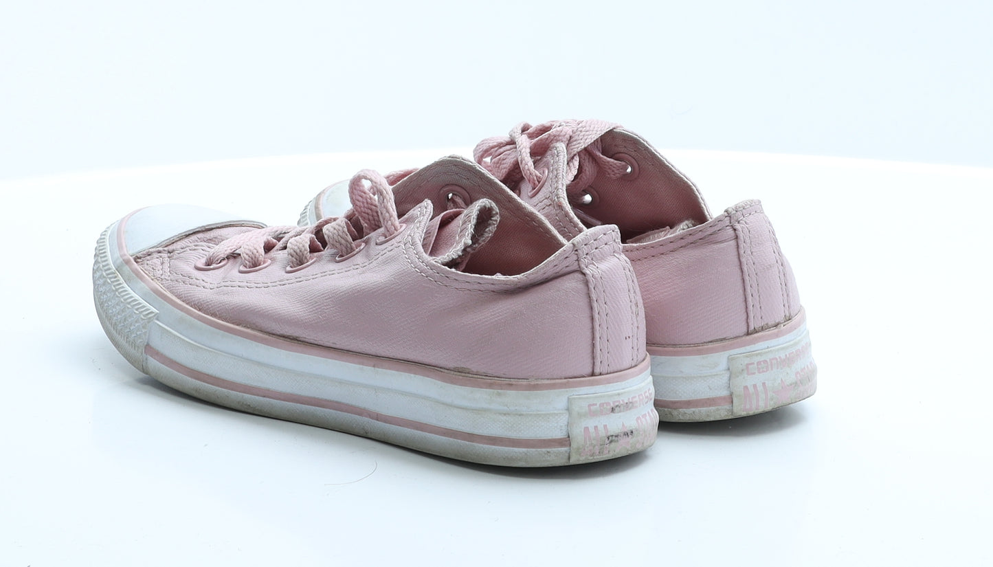 Converse Womens Pink  Polyester Trainer Casual 4 36.5 6