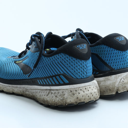 Brooks Mens Blue Geometric Polyester Trainer  10 EUR 45 US 11