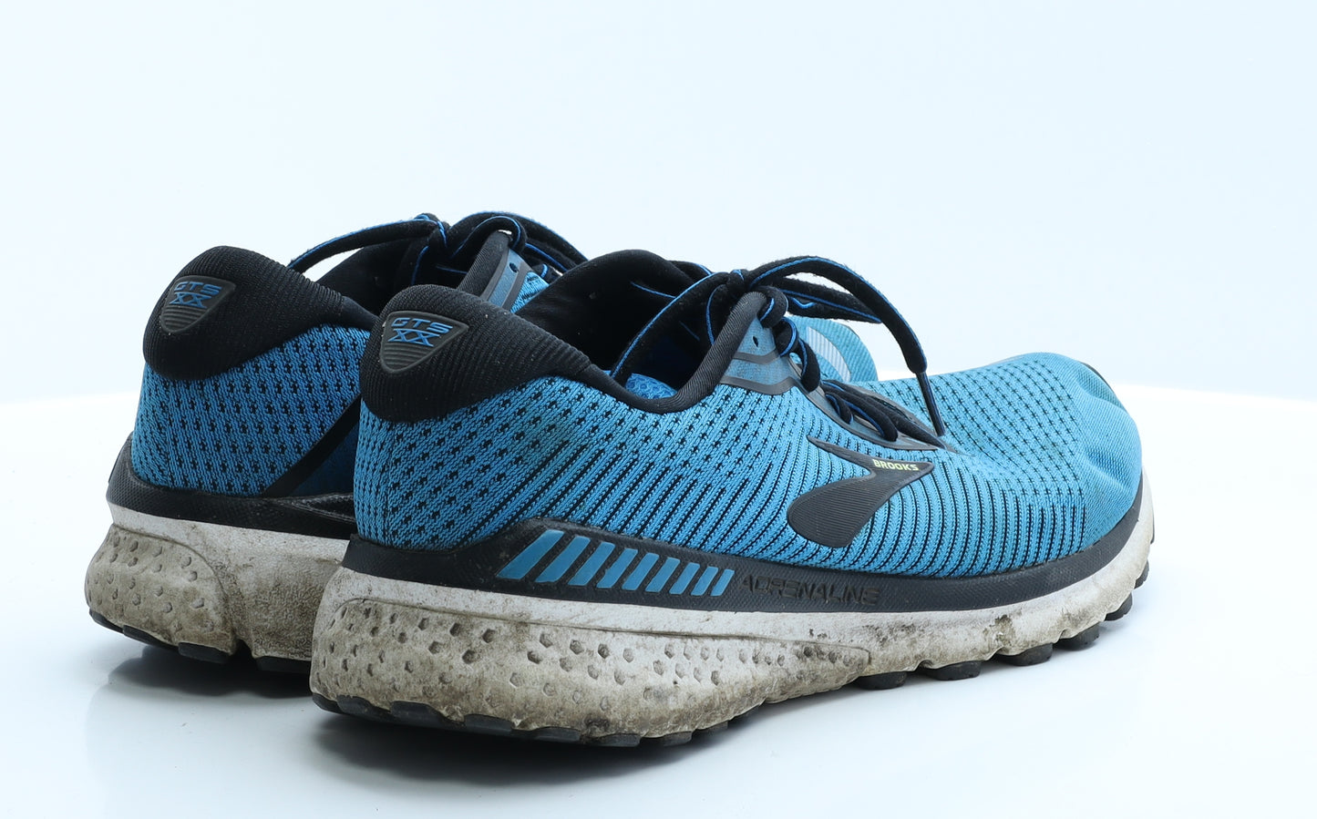 Brooks Mens Blue Geometric Polyester Trainer  10 EUR 45 US 11