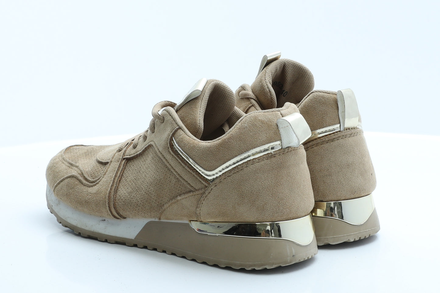 Bellucci Womens Brown  Polyester Trainer Flat 7 40