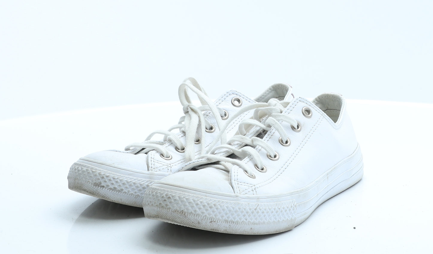 Converse Womens White  Polyester Trainer Flat 4.5 37 5