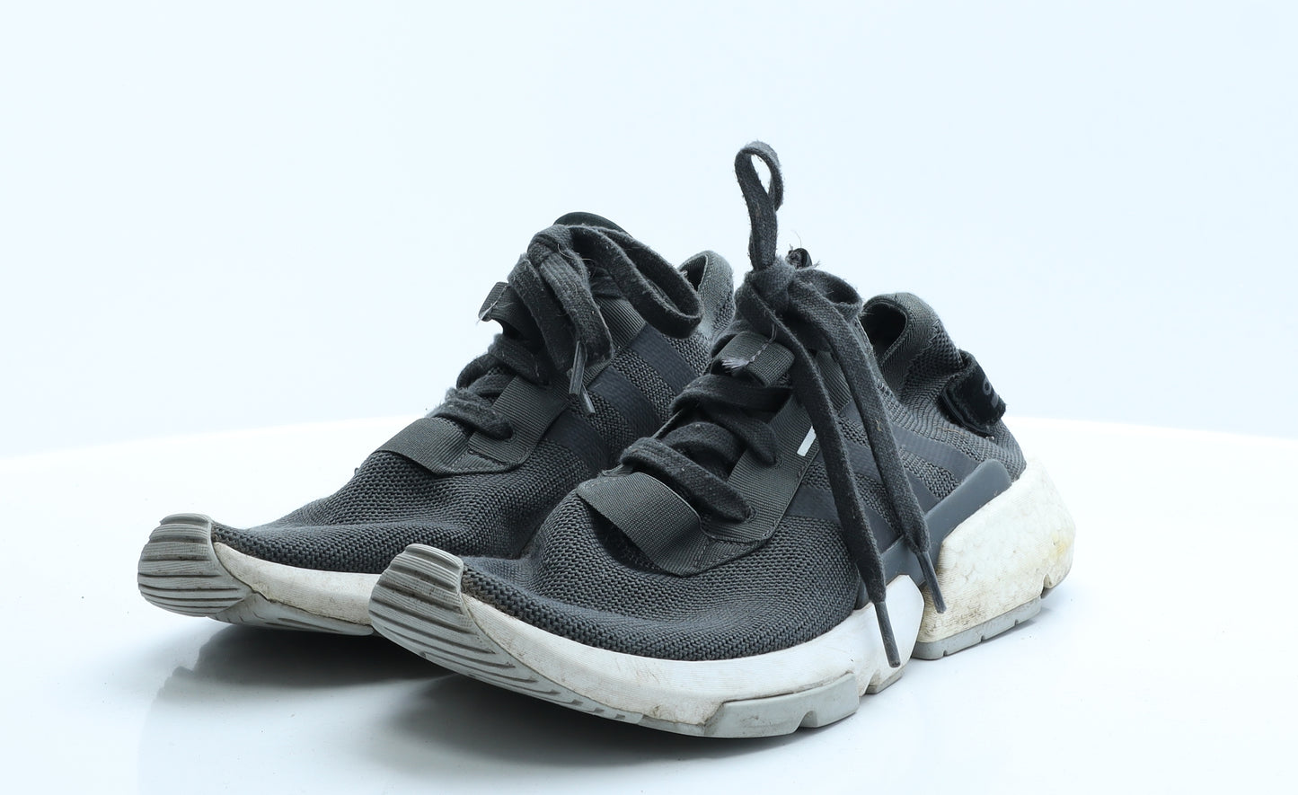 adidas Mens Grey  Polyester Trainer  10 EUR 44.5