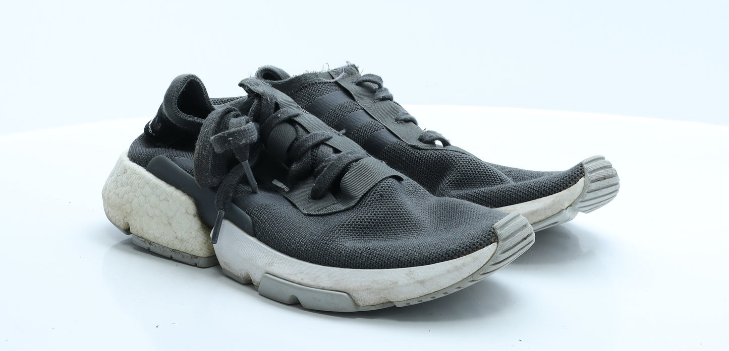 adidas Mens Grey  Polyester Trainer  10 EUR 44.5