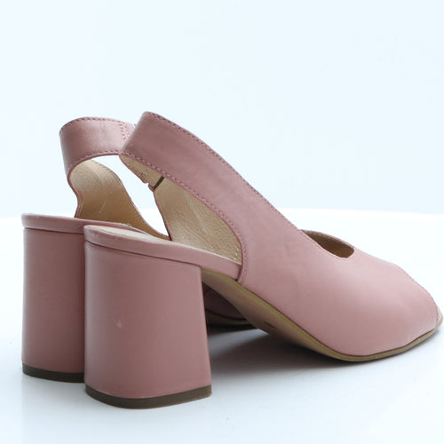 NEXT Womens Pink  Polyester Slingback Heel 6 EUR 39