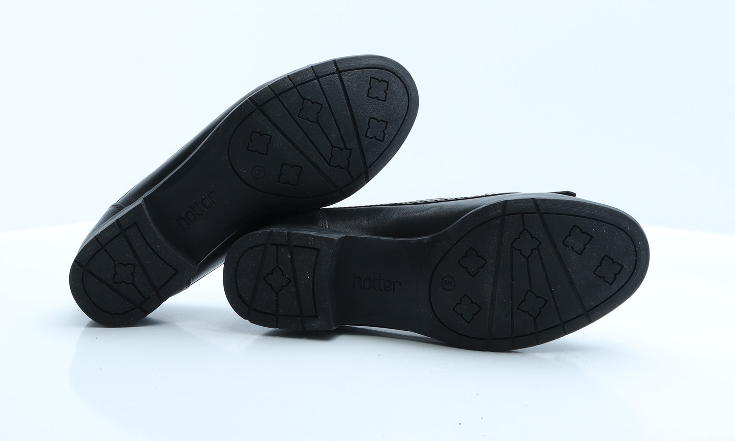 Hotter Womens Black  Polyamide Loafer Flat 5