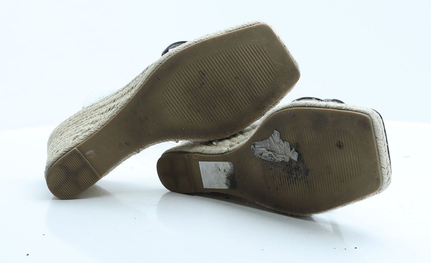 Primark Womens Beige  Polyester Strappy Heel 6 EUR 39