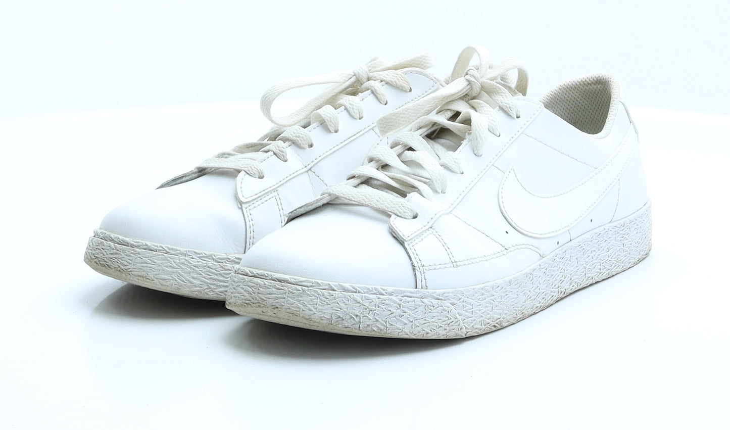 Nike Womens White  Polyester Trainer Casual 5.5 38.5