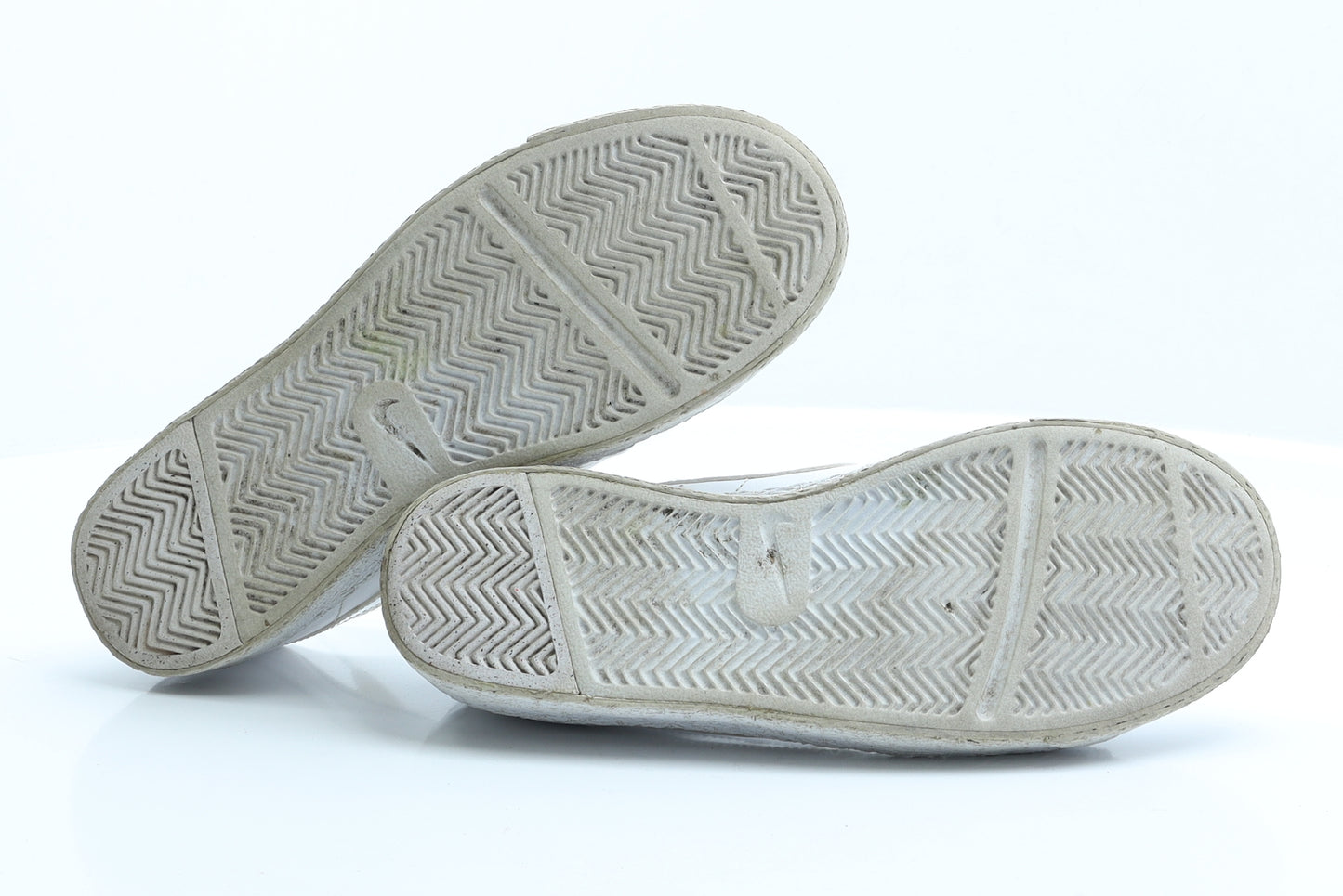 Nike Womens White  Polyester Trainer Casual 5.5 38.5