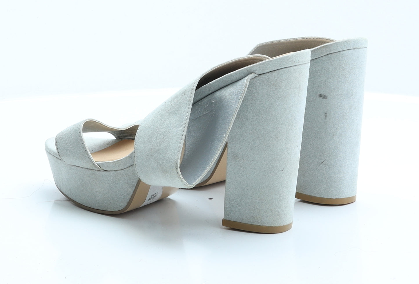 Atmosphere Womens Blue  Suede Platform Heel 6 EUR 39