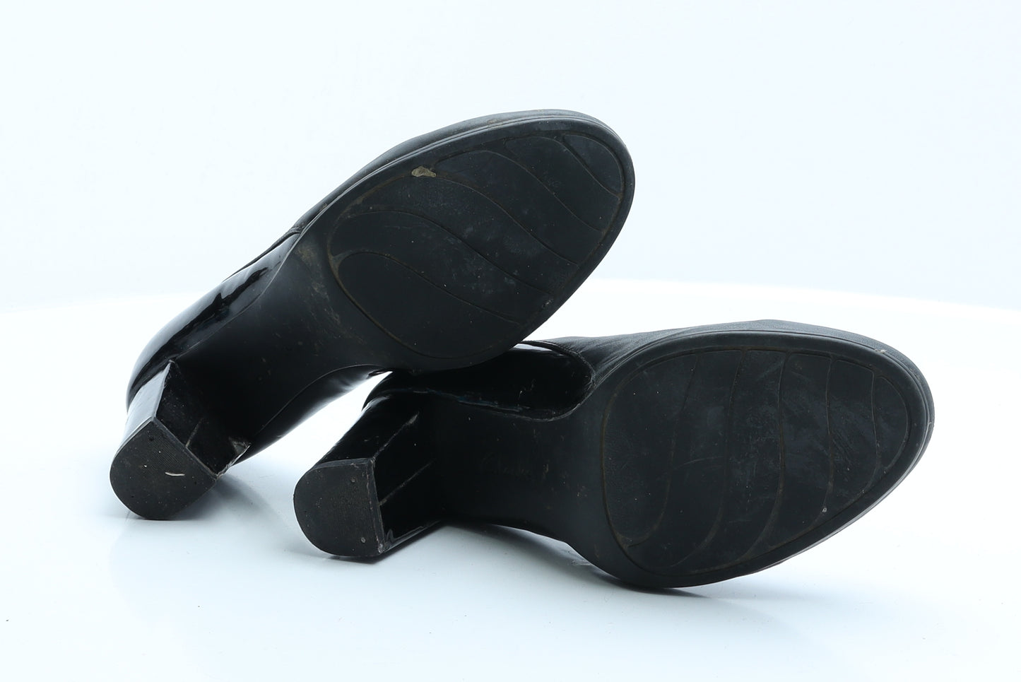 Clarks Womens Black   Court Heel 5 EUR 38