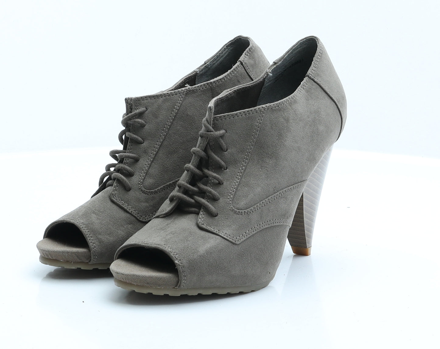 George Womens Green  Suede Bootie Boot 5 EUR 38