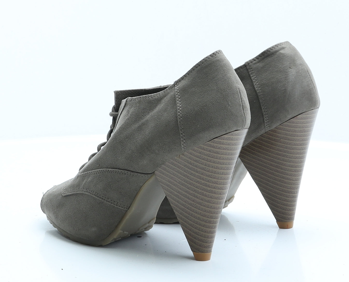 George Womens Green  Suede Bootie Boot 5 EUR 38