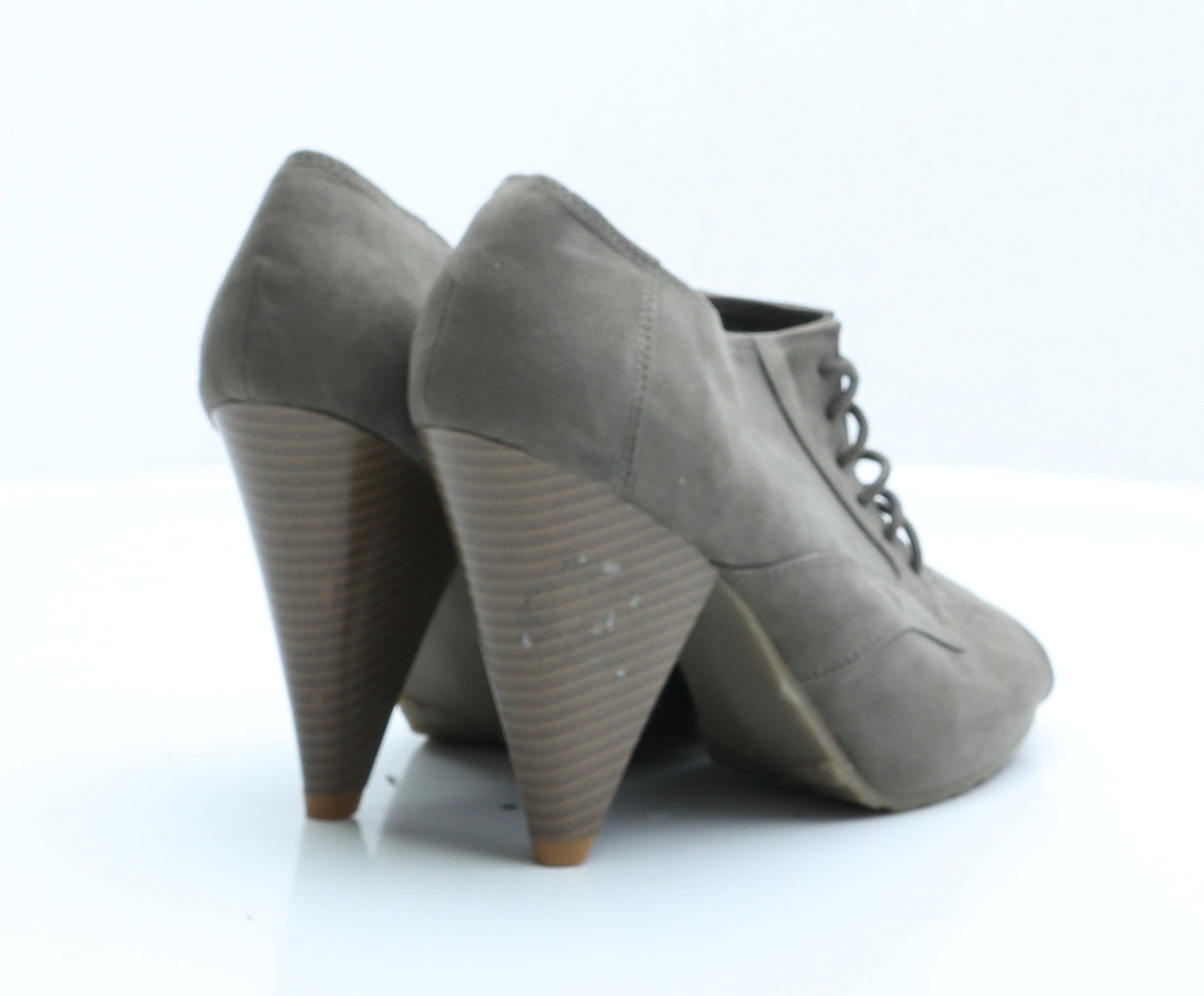 George Womens Green  Suede Bootie Boot 5 EUR 38