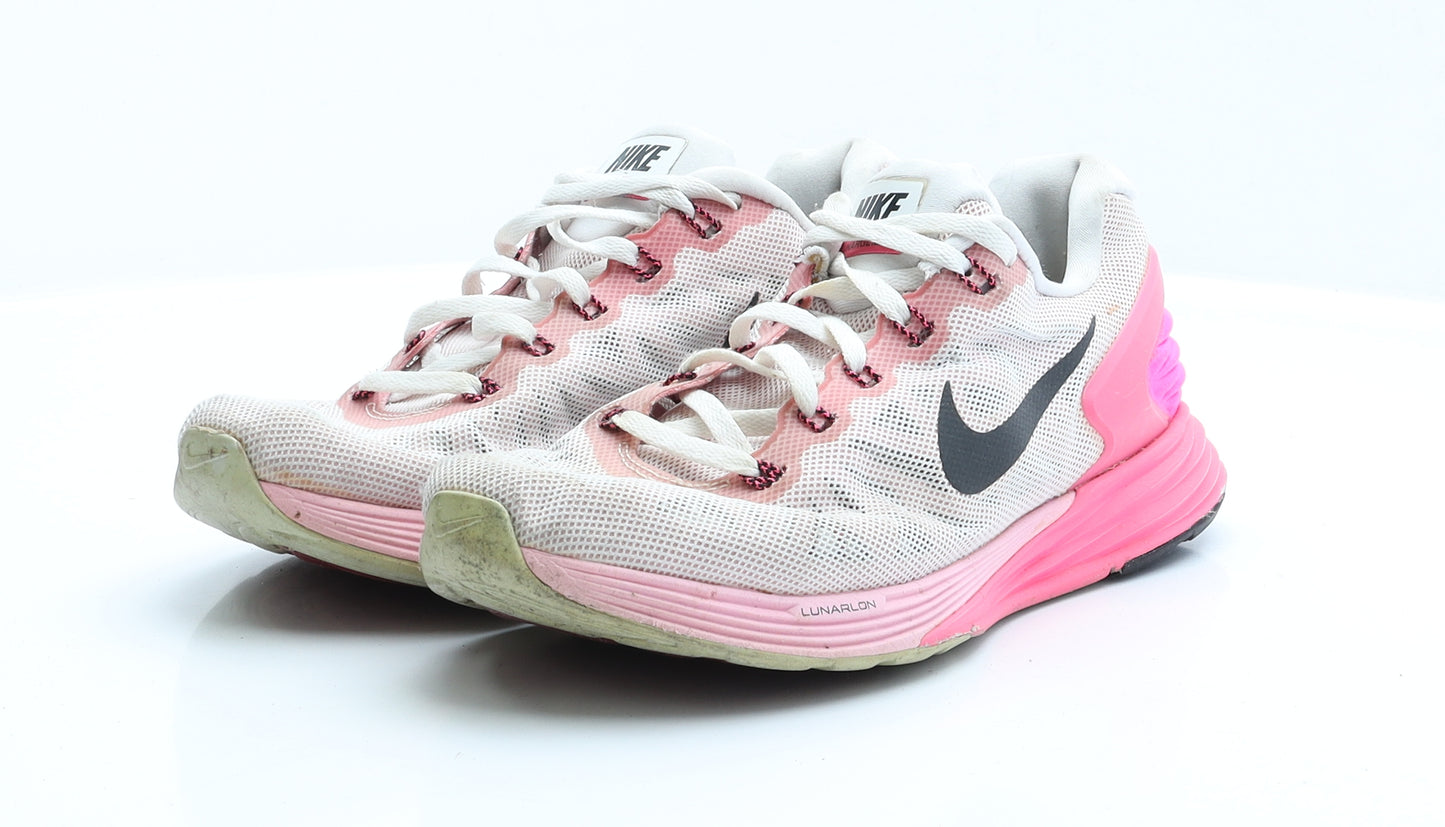 Nike Womens Pink  Polyester Trainer Sandal 5.5 38.5