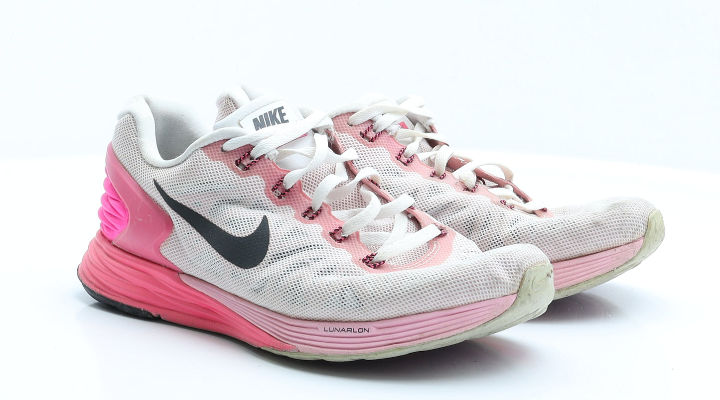 Nike Womens Pink  Polyester Trainer Sandal 5.5 38.5