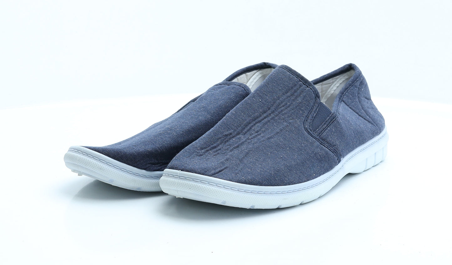 Hobos Mens Blue  Polyester Slip On Casual 10
