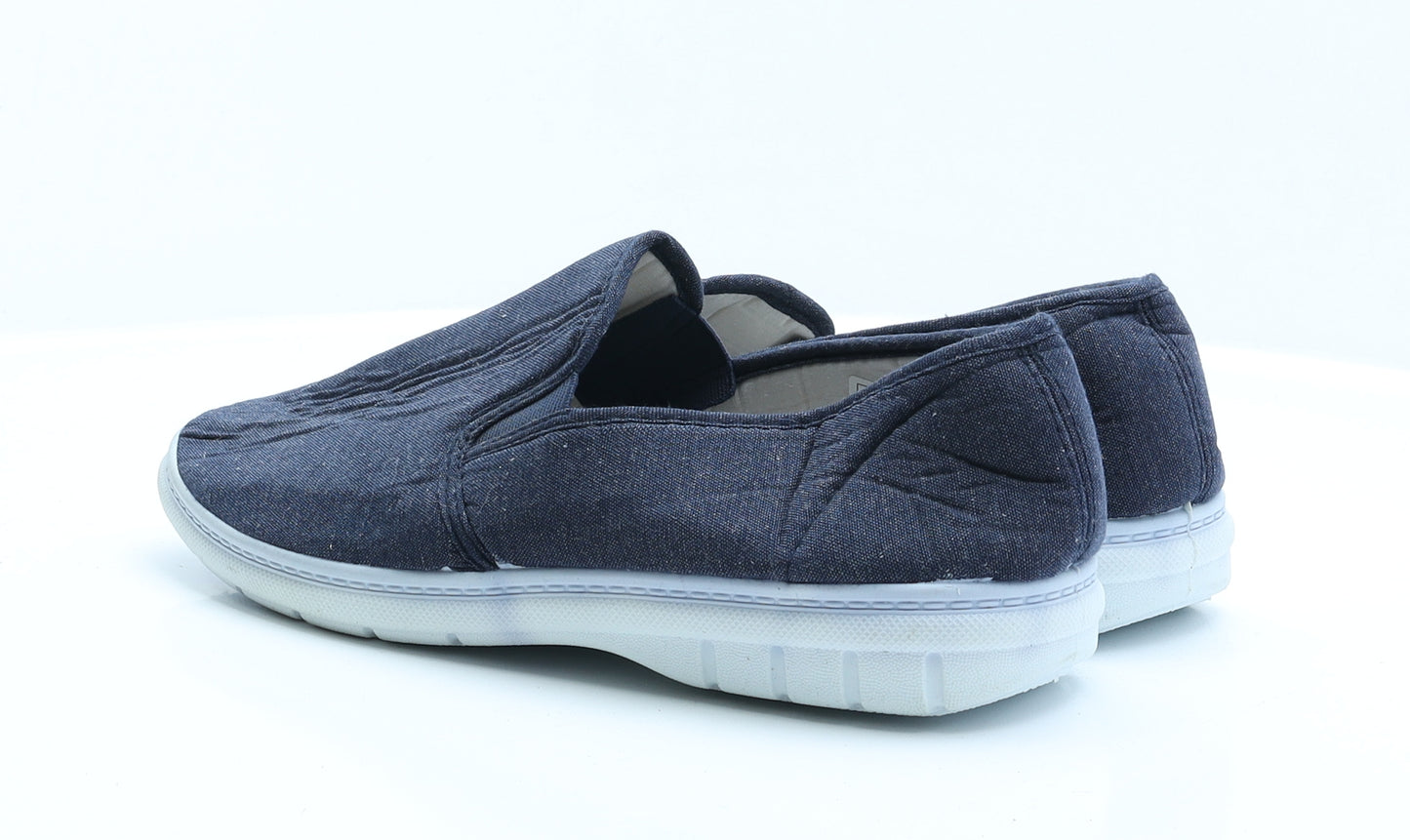 Hobos Mens Blue  Polyester Slip On Casual 10