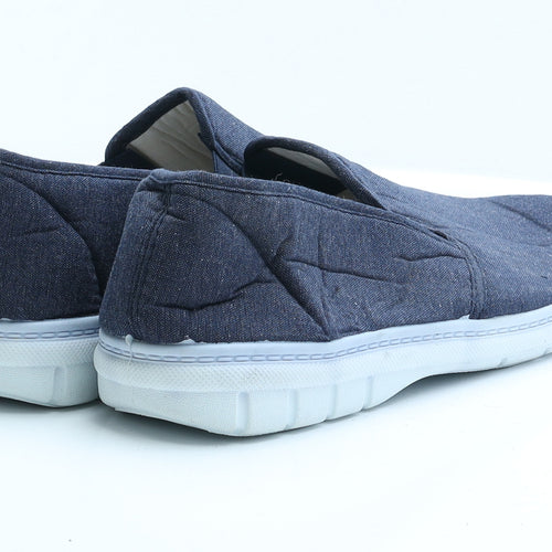 Hobos Mens Blue  Polyester Slip On Casual 10