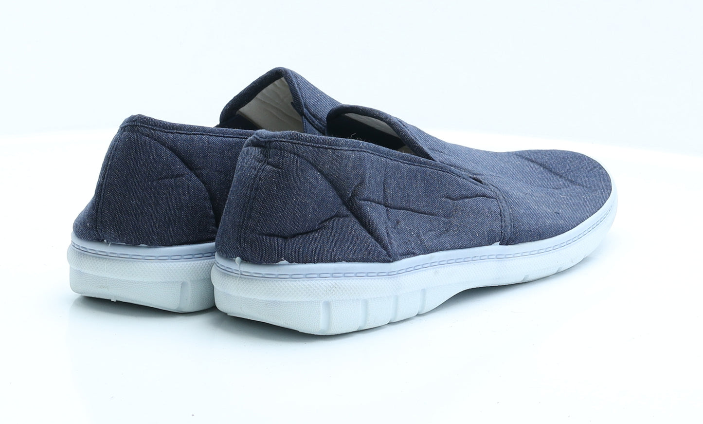 Hobos Mens Blue  Polyester Slip On Casual 10