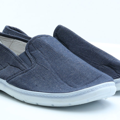 Hobos Mens Blue  Polyester Slip On Casual 10