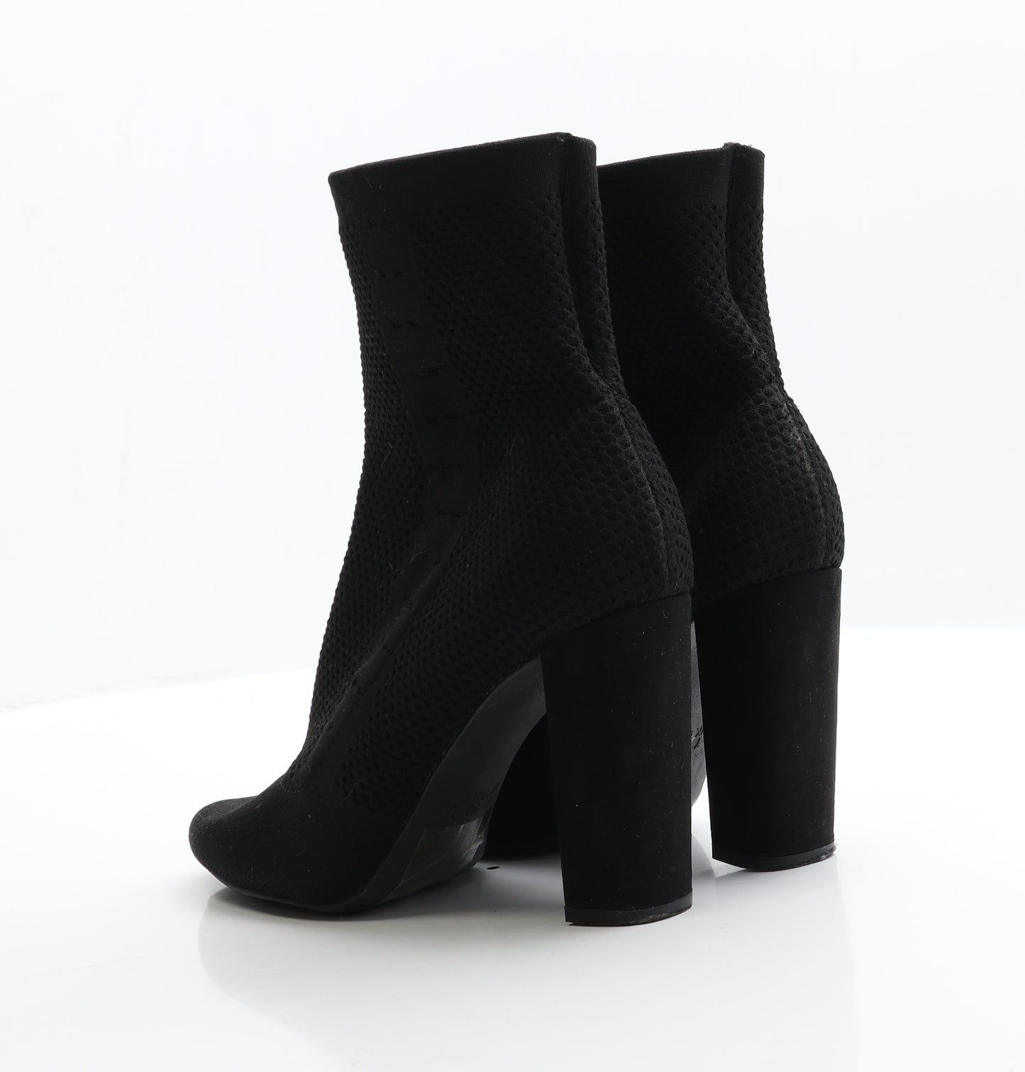 Primark Womens Black  Polyester Bootie Boot 7 EUR 40